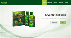 Desktop Screenshot of ervamatinsrbija.com